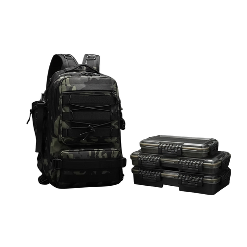 Sac à Dos de Pêche Tactique Casten - Pack Avancé (Organisation Pro)