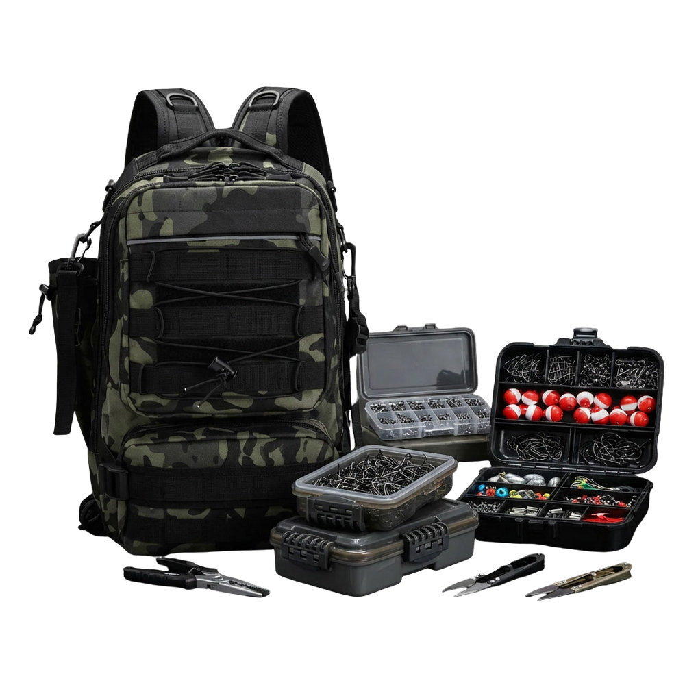 Pack Ultimate - Kit Complet + Set 1000 Hameçons & Outils Cadeaux